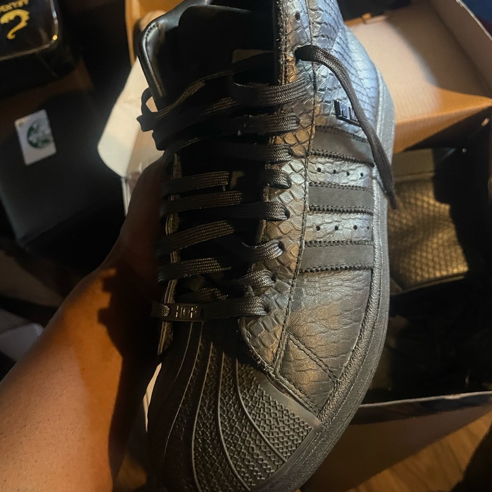 Big Sean Adidas Black Sneakers